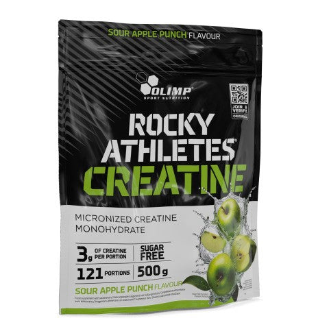Olimp Nutrition Rocky Athletes kreatinas, rūgštaus obuolių skonio, 500 g