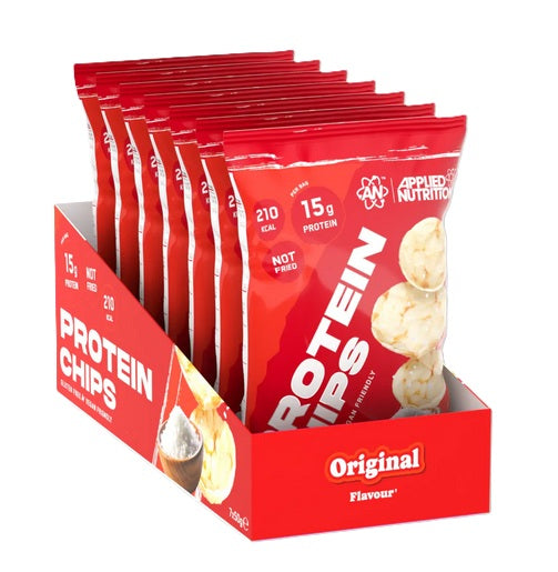 Applied Nutrition baltymų traškučiai, originalūs - 7 x 50 g