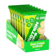 Applied Nutrition baltymų traškučiai su grietine ir svogūnais – 7 x 50 g