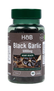 Holland & Barrett juodieji česnakai, 6000 mg – 60 kapsulių