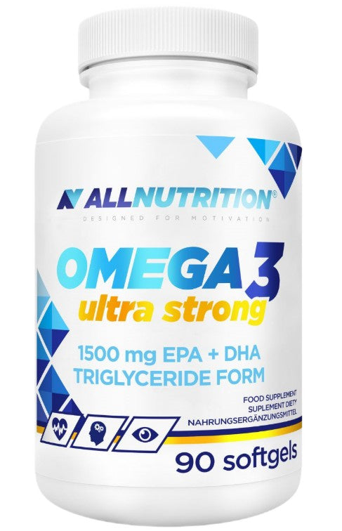 Allnutrition Omega 3 Ultra Strong – 90 kapsulių