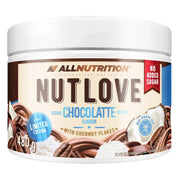 Allnutrition Nutlove, šokoladinis saldainis su kokoso drožlėmis – 480 g
