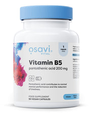 Produkto nuotrauka: Osavi Vitamin B5 Pantothenic Acid, 200mg - 90 vegan caps