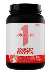 Rule One Source7 baltymai, braškės ir kremas – 819 g