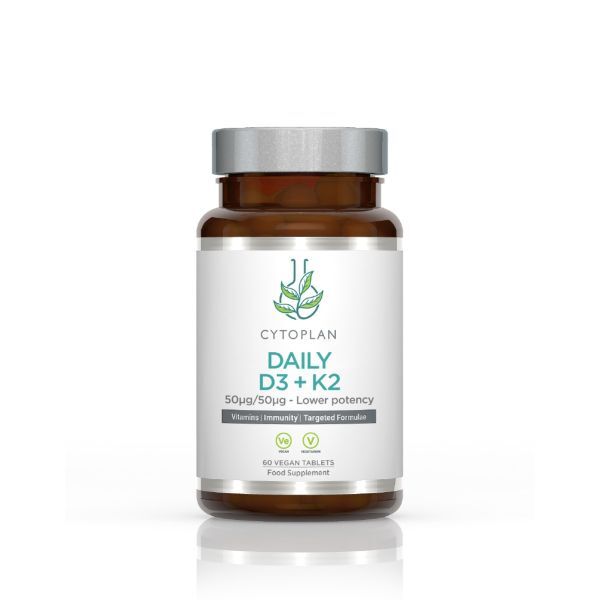 Cytoplan Daily D3 + K2 - 60 tablečių