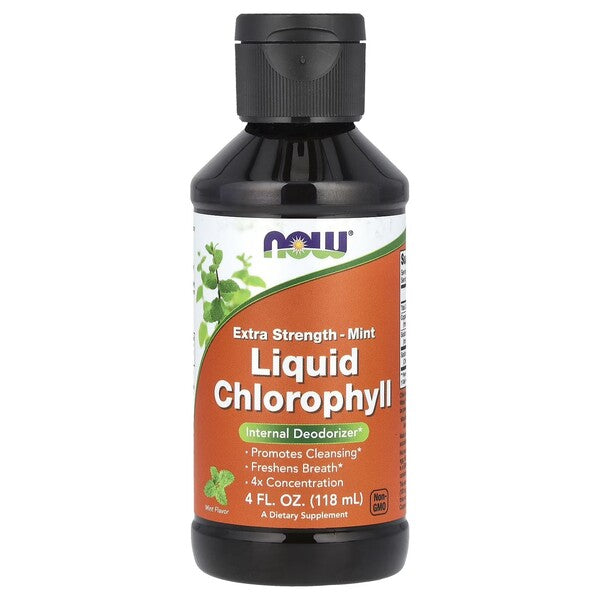 Produkto nuotrauka: NOW Foods Extra Strength Liquid Chlorophyll, Mint - 118 ml.