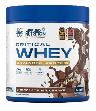 Applied Nutrition Critical Whey šokoladinis pieno kokteilis – 132 g (4 porcijos)