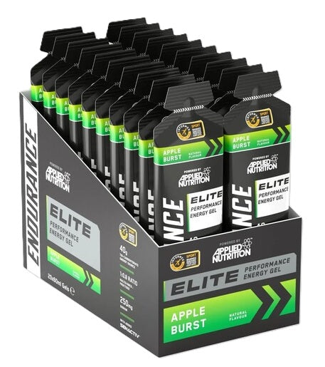 Applied Nutrition Endurance Elite Performance energinis gelis, obuolių skonio – 20 x 60 ml.
