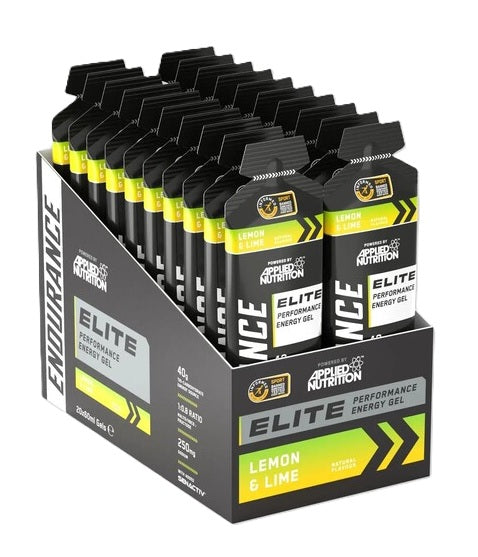 Applied Nutrition Endurance Elite Performance energinis gelis su citrina ir laimu – 20 x 60 ml.