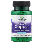 Swanson Albion Copper, 2 mg – 300 tablečių