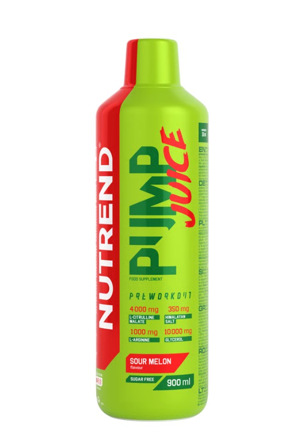 Nutrend Pump sultys, rūgštaus meliono skonio – 900 ml.
