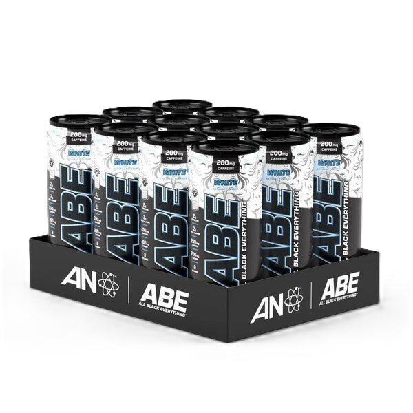 Applied Nutrition ABE Energy + Performance skardinės, baltos – 12 x 330 ml.