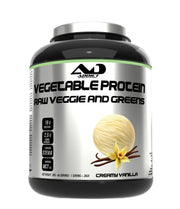 Addict Sport Nutrition daržovių baltymų milteliai, žalios daržovės ir žalumynai, kreminės vanilės skonio – 2000 g