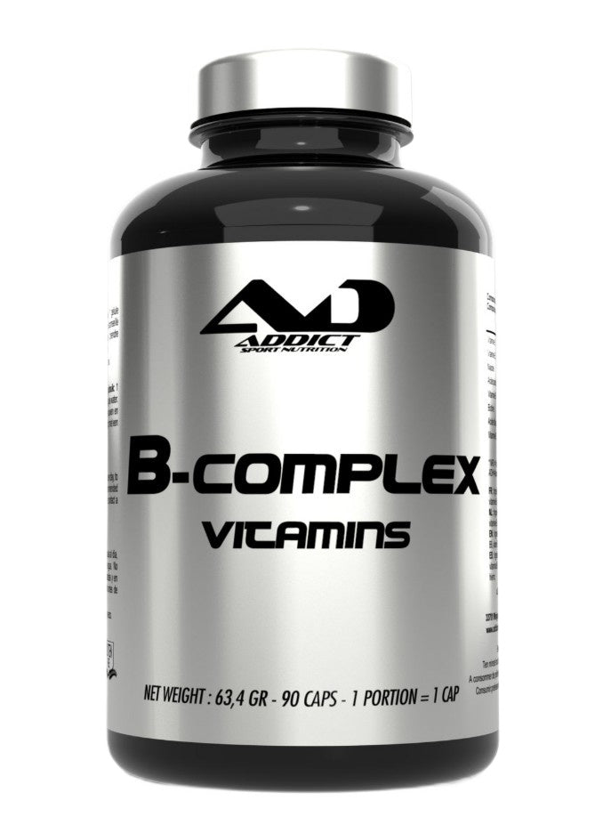 Addict Sport Nutrition B komplekso vitaminai – 90 kapsulių
