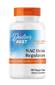 Doctor's Best NAC detoksikacijos reguliatoriai – 180 kapsulių