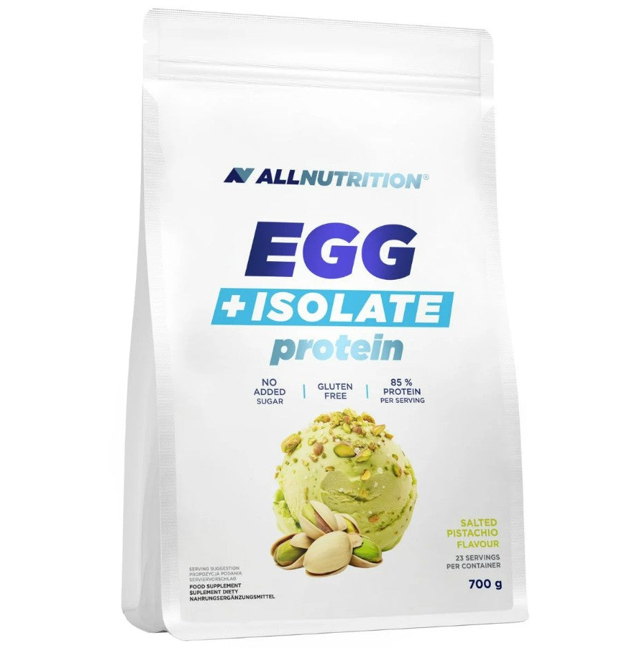 Allnutrition kiaušinis + izoliato baltymas, sūdytos pistacijos - 700 g