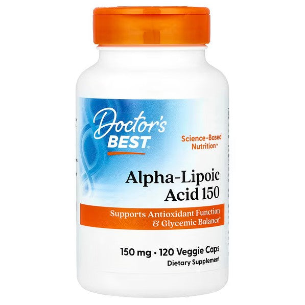 Doctor's Best alfa - lipoinė rūgštis, 150 mg – 120 kapsulių