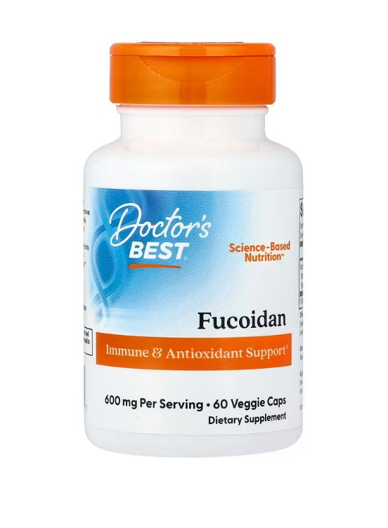 Doctor's Best fukoidanas, 600 mg – 60 kapsulių