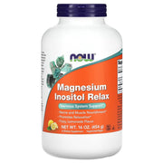 Produkto nuotrauka: NOW Foods Magnesium Inositol Relax Powder - 454 g