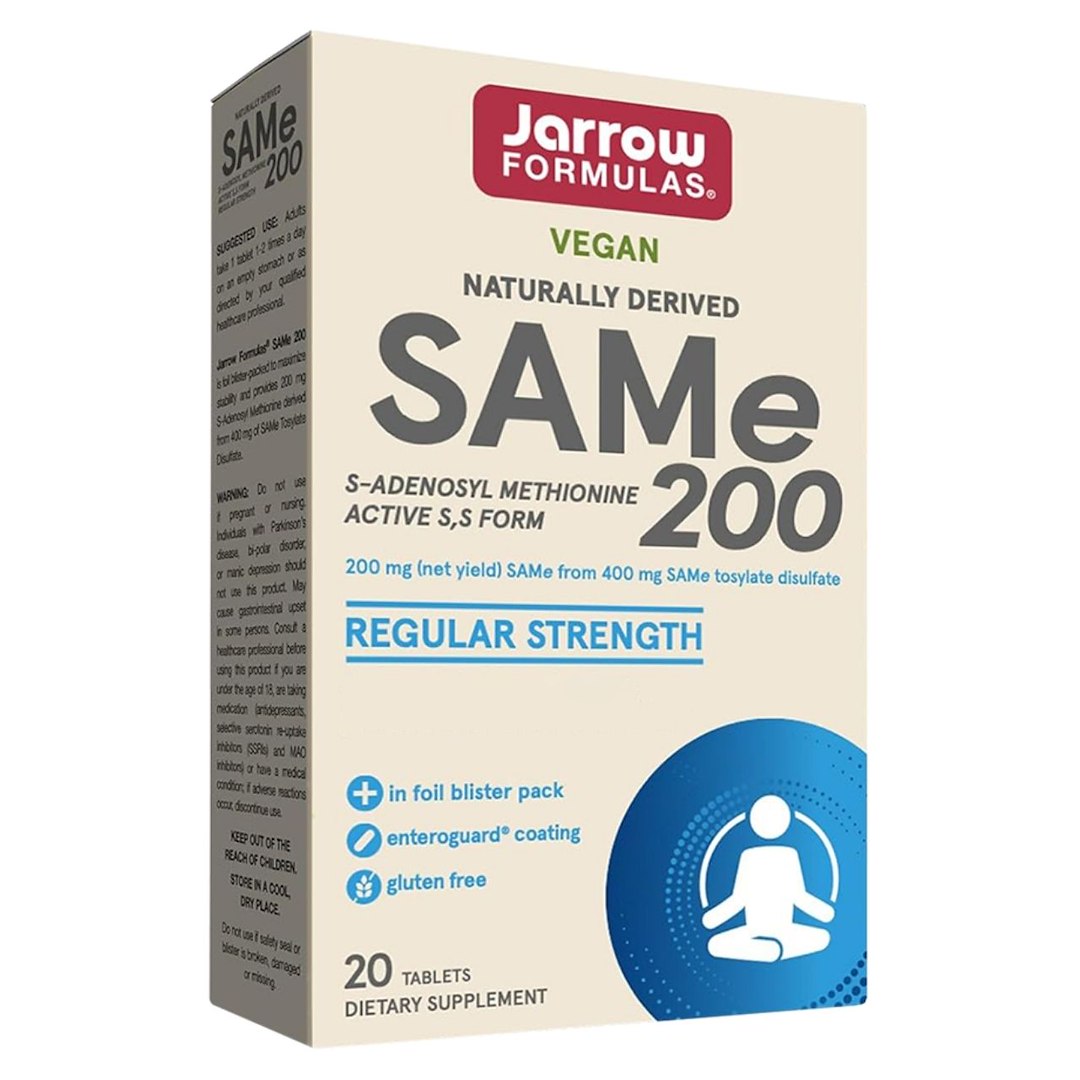Jarrow Formulas SAMe 200 mg - 20 tablečių