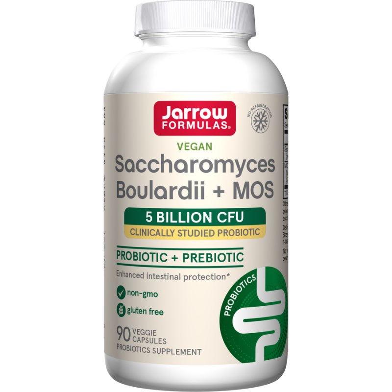 Jarrow Formulas Saccharomyces Boulardii + MOS - 90 kapsulių