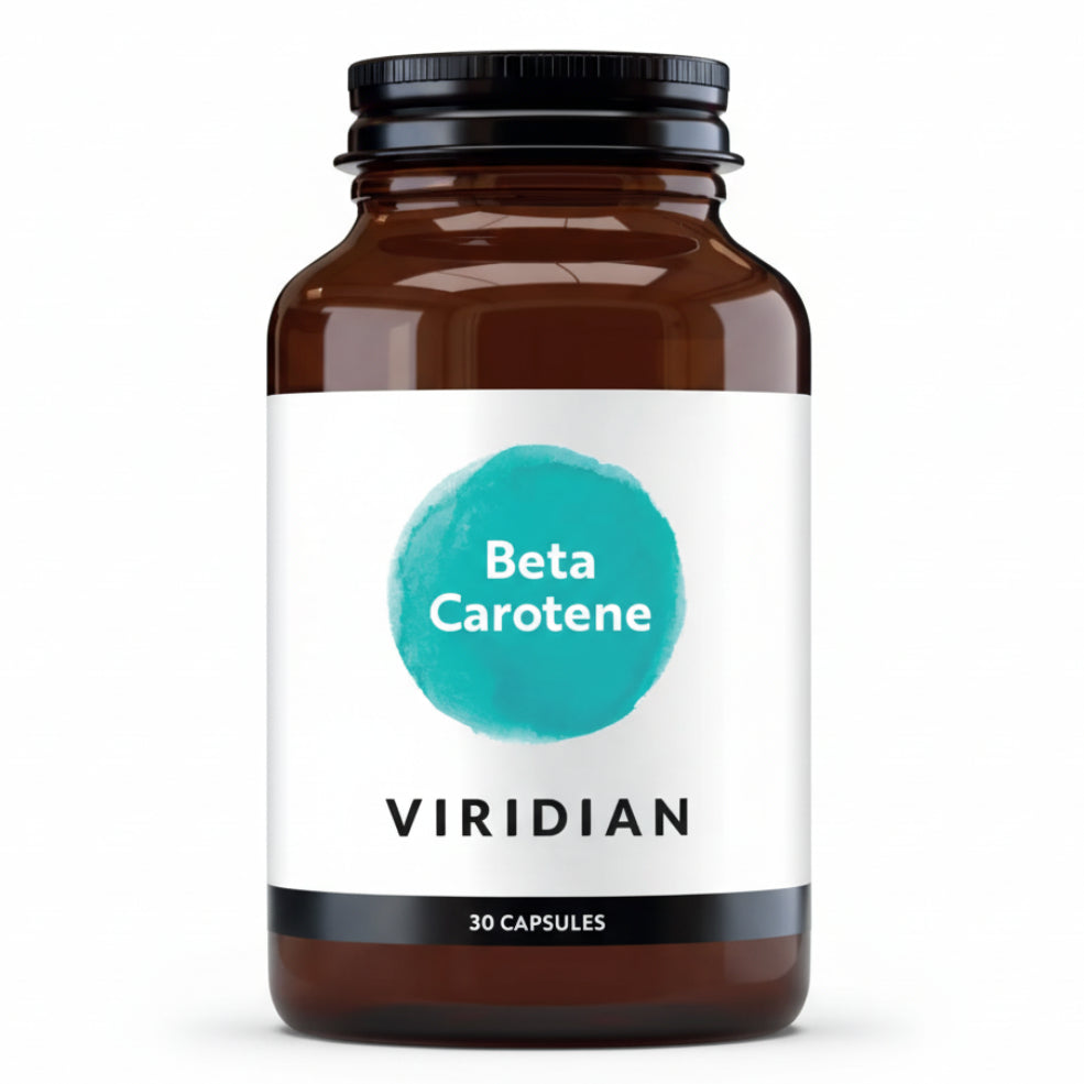 VIRIDIAN beta karotenas - 30 kapsulių
