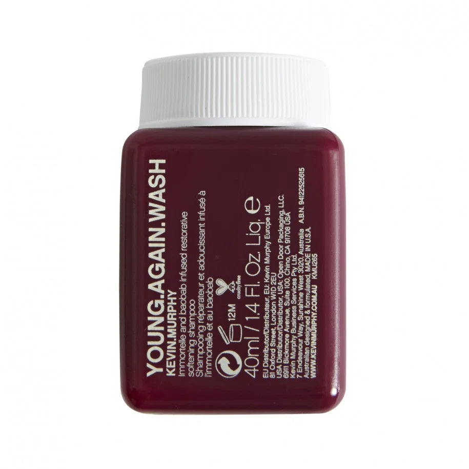 Kevin Murphy, Young Again Wash, Hair Shampoo, Restores, 40 ml
