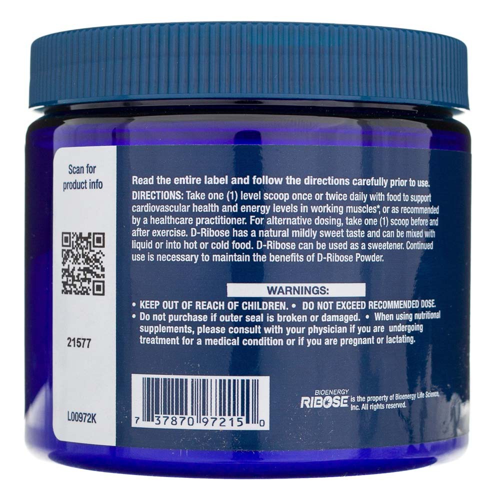 LIFE EXTENSION D-ribozės milteliai - 150 g