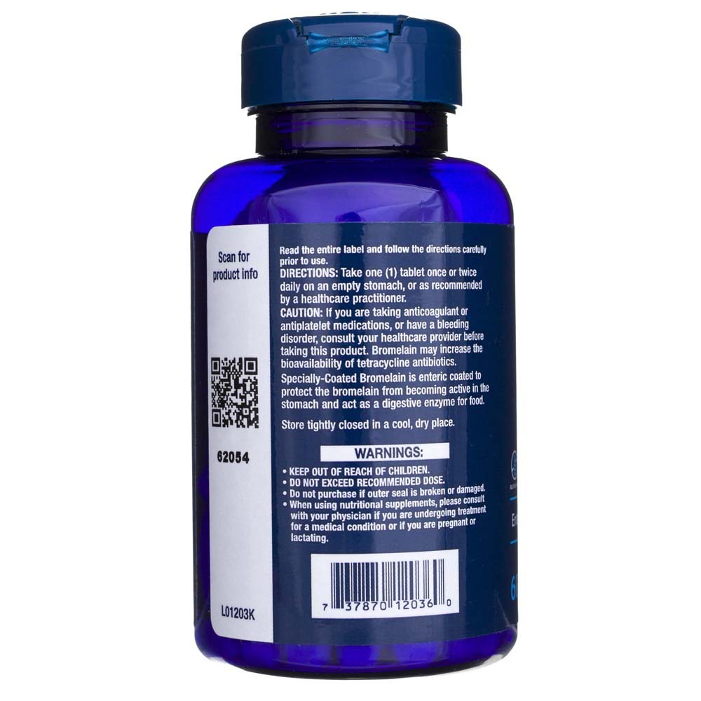 LIFE EXTENSION bromelainas 500 mg – 60 tablečių