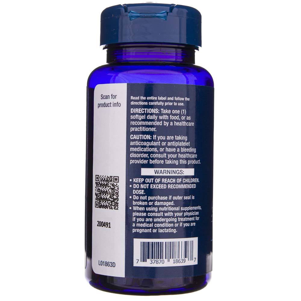 LIFE EXTENSION Super vitaminas E 268 mg – 90 kapsulių