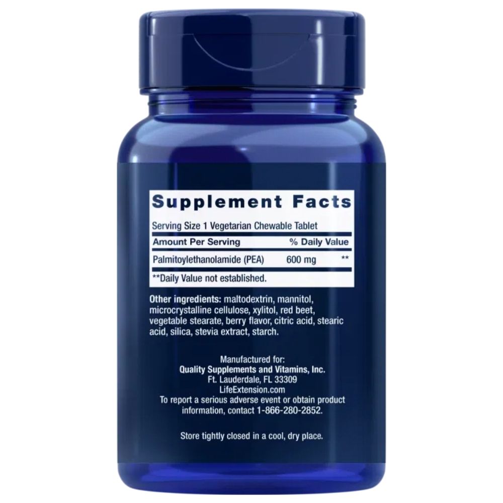 LIFE EXTENSION Discomfort Relief (uogų skonio) – 60 tablečių