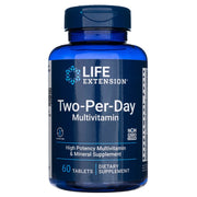 LIFE EXTENSION dvi tabletės per dieną (multivitaminai) - 60 tablečių