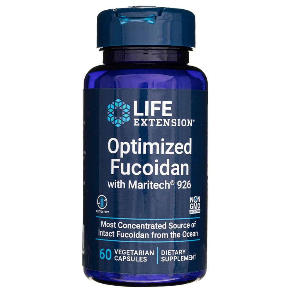 LIFE EXTENSION optimizuotas fukoidanas su Maritech® 926 – 60 kapsulių
