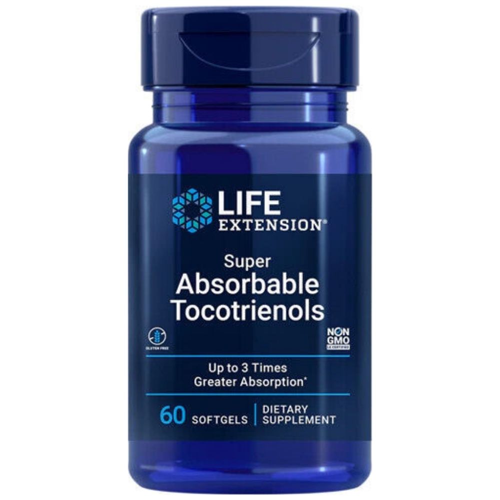 LIFE EXTENSION tokotrienoliai, vitaminas E - 60 kapsulių