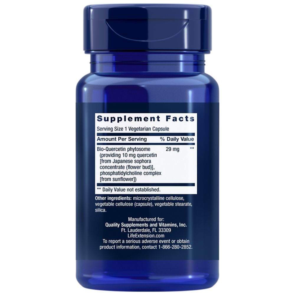 LIFE EXTENSION biokvercetino fitosoma – 30 kapsulių