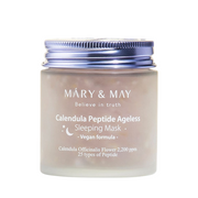 Mary and May, Calendula Peptide Ageless, Hydrating & Calming, Night Sleeping Mask, 110 g