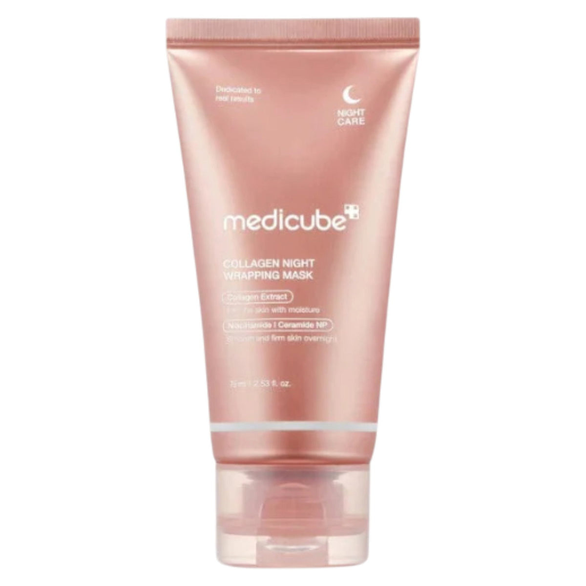 Medicube, įvyniojimo kaukė, kolagenas, gerina elastingumą ir stangrumą, naktinė miego kaukė, 75 ml