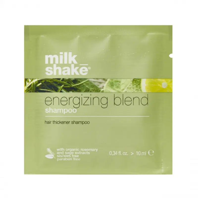 Milk Shake, Energizing Blend, Sulfates-Free, Hair Shampoo, Thickening, 10 ml