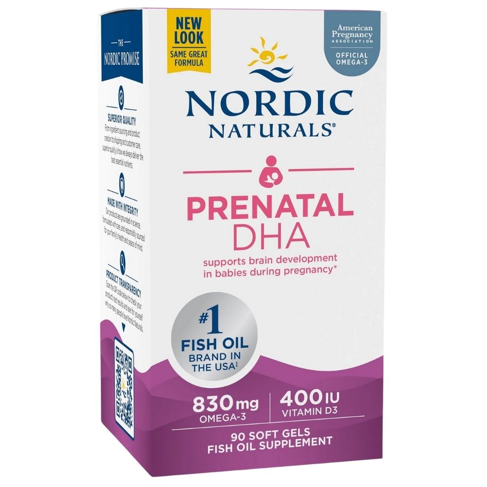 NORDIC NATURALS prenatalinė DHA 830 mg – 90 kapsulių
