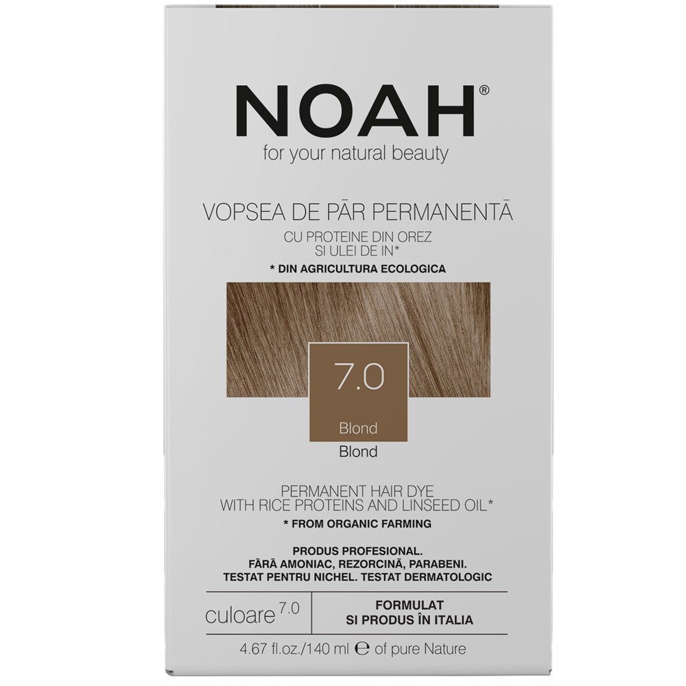 Noah, Ilgalaikiai plaukų dažai, 7.0 Blondinė, 140 ml