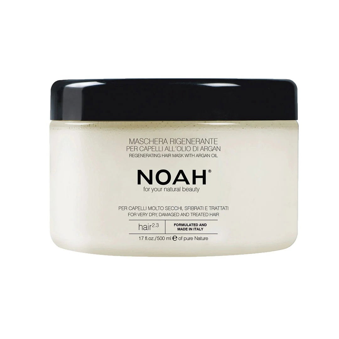 Noah, Noah regeneruojanti plaukų priežiūros kreminė kaukė, maitinanti ir regeneruojanti, 500 ml