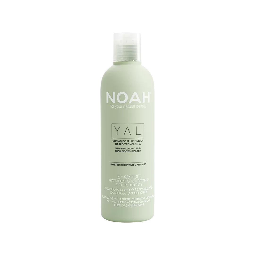 Noah Yal drėkinamasis ir regeneruojamasis plaukų priežiūros šampūnas sausiems ir pažeistiems plaukams, 250 ml