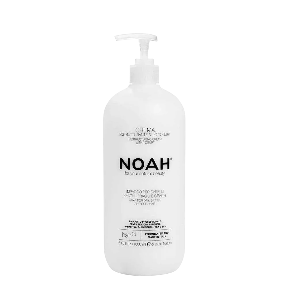Noah, jogurto atkuriamasis plaukų kondicionierius, maitinamasis ir atkuriamasis, 1000 ml