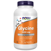 NOW FOODS glicinas 1000 mg – 250 kapsulių