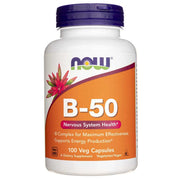 NOW FOODS B-50 – 100 kapsulių