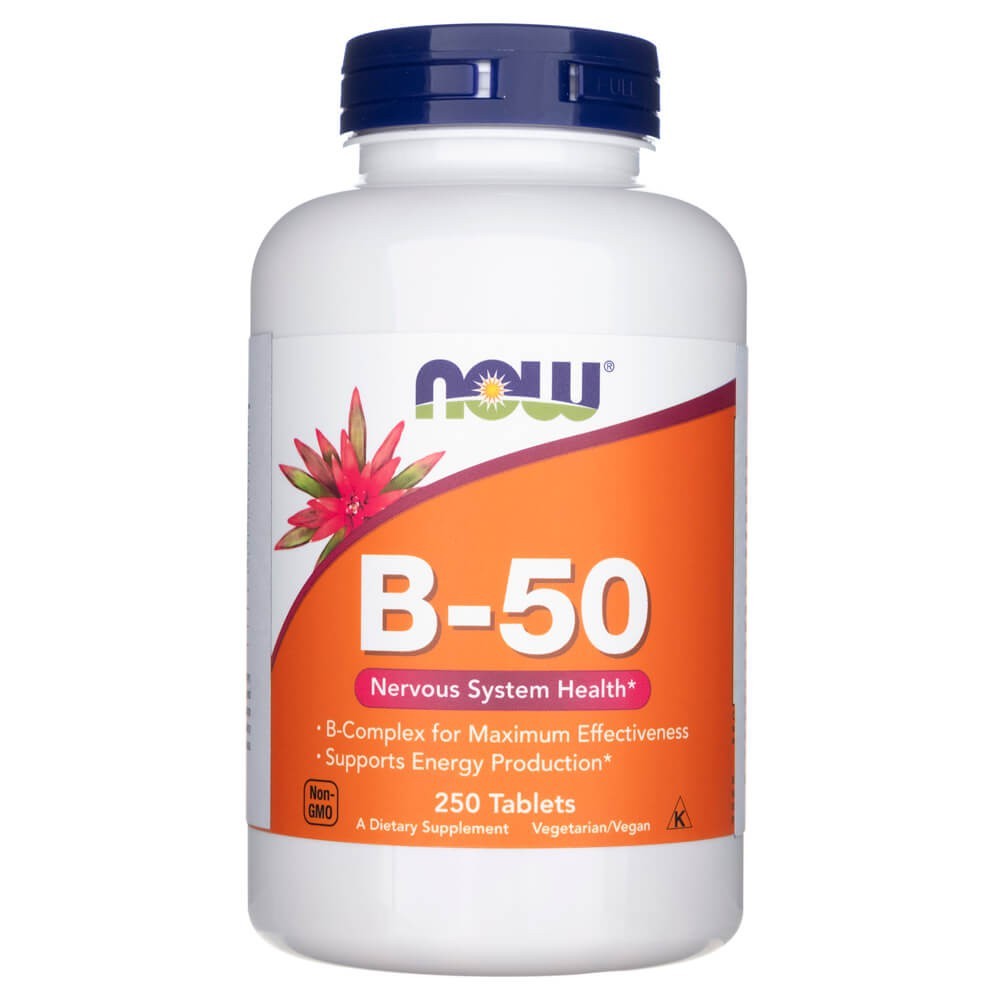 NOW FOODS B-50 – 250 tablečių
