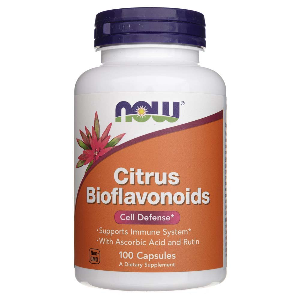 NOW FOODS citrusinių vaisių bioflavonoidai 700 mg – 100 kapsulių