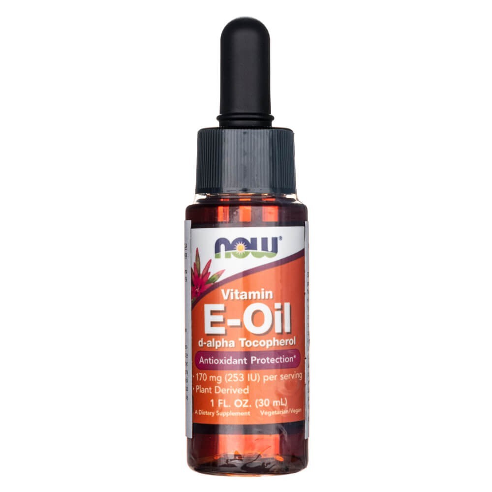 NOW FOODS vitamino E aliejus, lašai - 30 ml