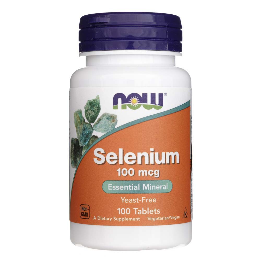 NOW FOODS selenas 100 mcg – 100 tablečių
