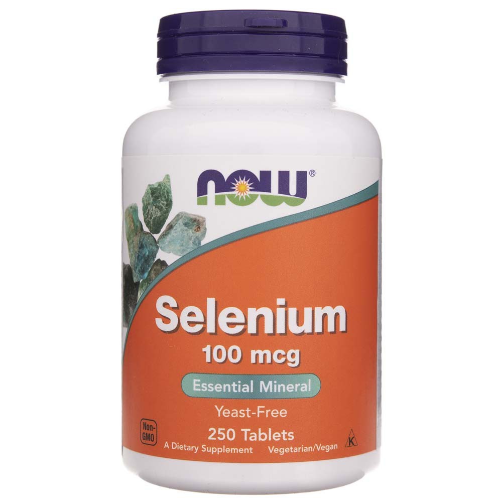 NOW FOODS selenas 100 mcg – 250 tablečių